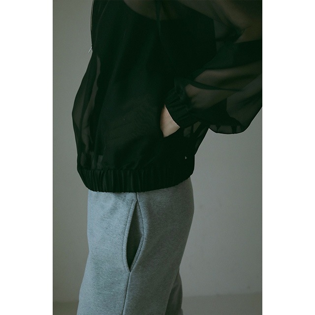 MANOF / �ޥΥ� SHEER VOLUME SLEEVE BLOUSON