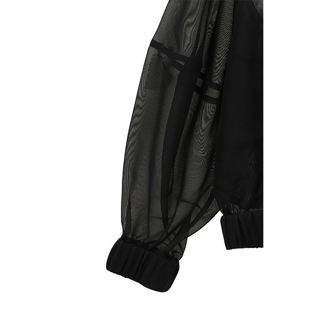 MANOF / �ޥΥ� SHEER VOLUME SLEEVE BLOUSON