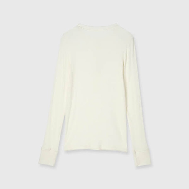 CREDONA / ����ɥ� SILK BREND HENRY NECK L/S TEE