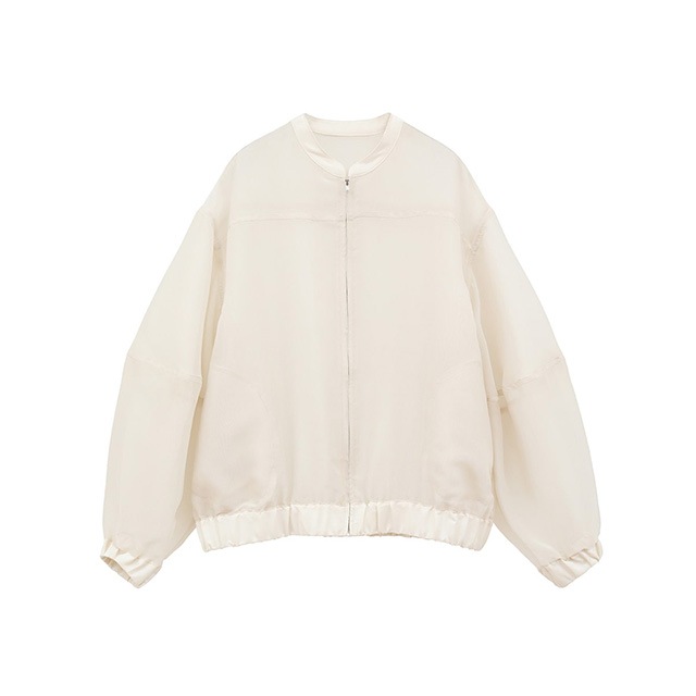 MANOF / �ޥΥ� SHEER VOLUME SLEEVE BLOUSON