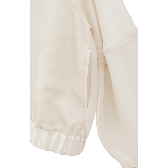 MANOF / �ޥΥ� SHEER VOLUME SLEEVE BLOUSON