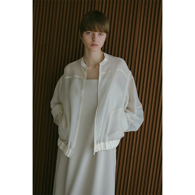 MANOF / �ޥΥ� SHEER VOLUME SLEEVE BLOUSON