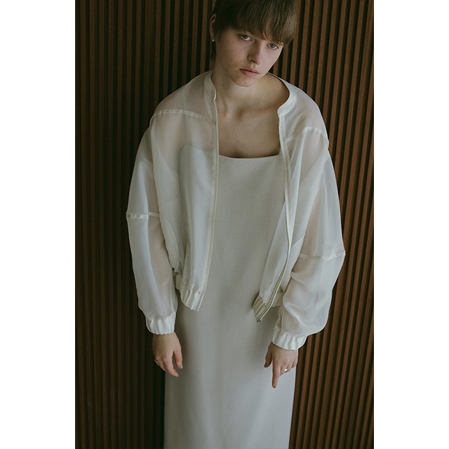 MANOF / �ޥΥ� SHEER VOLUME SLEEVE BLOUSON