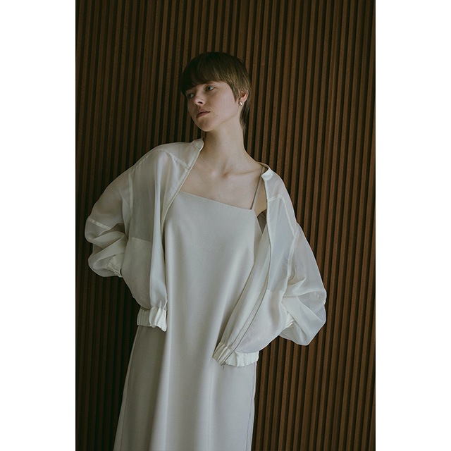MANOF / �ޥΥ� SHEER VOLUME SLEEVE BLOUSON