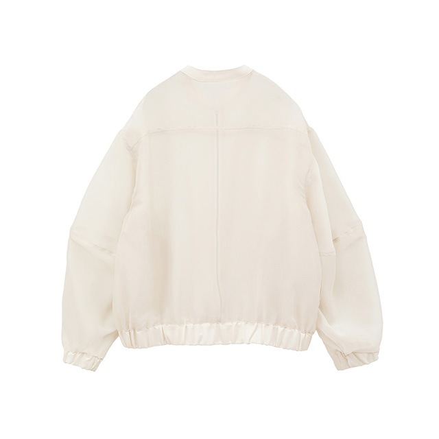 MANOF / �ޥΥ� SHEER VOLUME SLEEVE BLOUSON