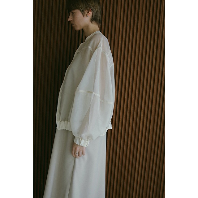MANOF / �ޥΥ� SHEER VOLUME SLEEVE BLOUSON