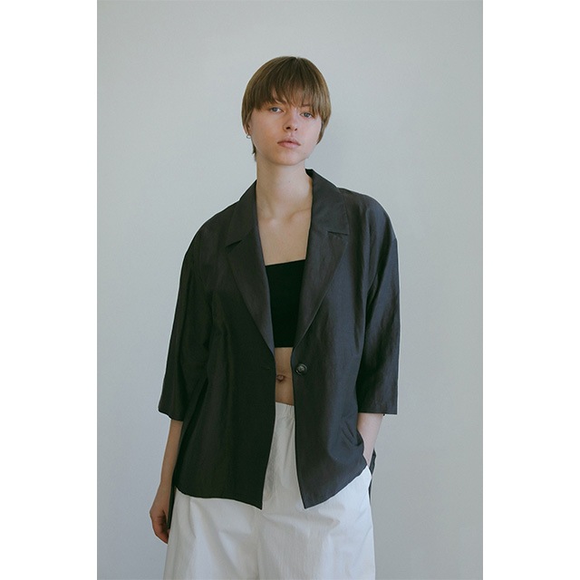 MANOF / �ޥΥ� VISCOSE HALF SLEEVE JACKET