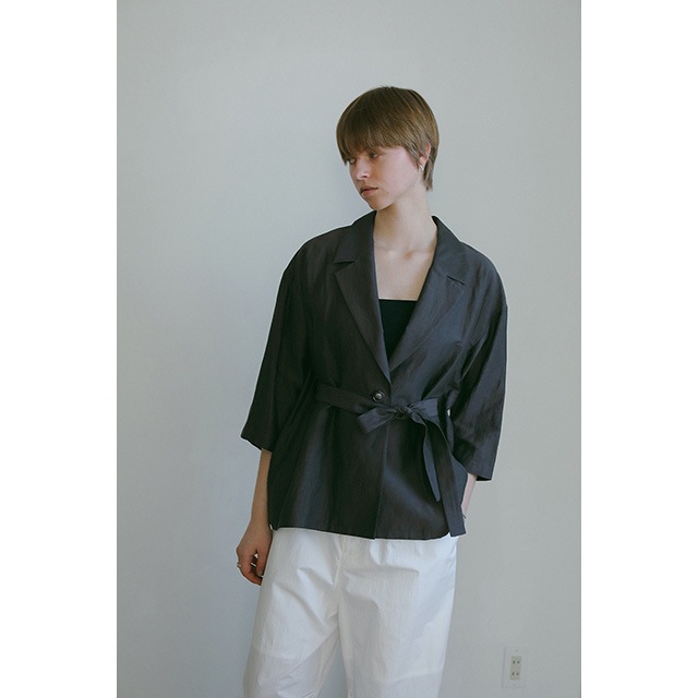 MANOF / �ޥΥ� VISCOSE HALF SLEEVE JACKET