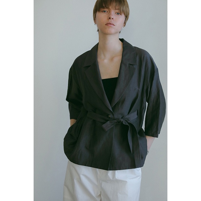 MANOF / �ޥΥ� VISCOSE HALF SLEEVE JACKET