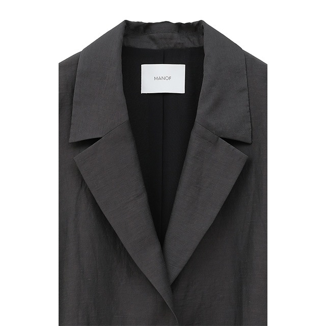 MANOF / �ޥΥ� VISCOSE HALF SLEEVE JACKET