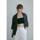 MANOF / �ޥΥ� VISCOSE HALF SLEEVE JACKET