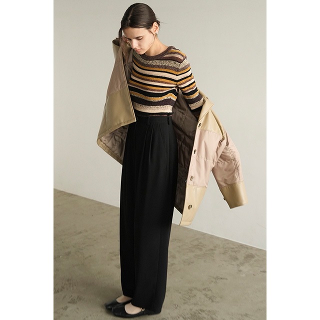 CLANE / ����� LEATHER SWITCHING OVER JACKET