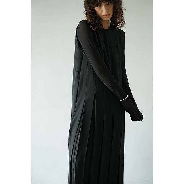 CLANE / ����� SHEER MESH CREW NECK TOPS