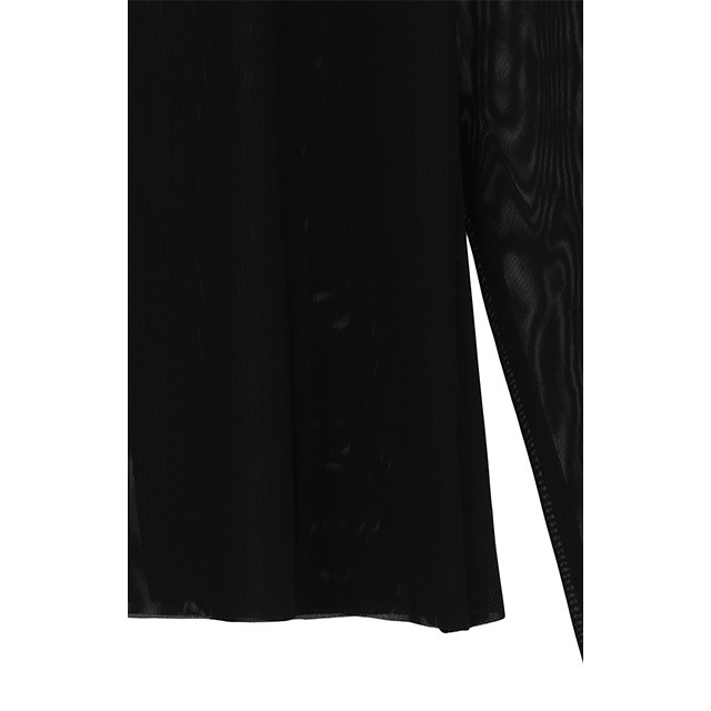 CLANE / ����� SHEER MESH CREW NECK TOPS