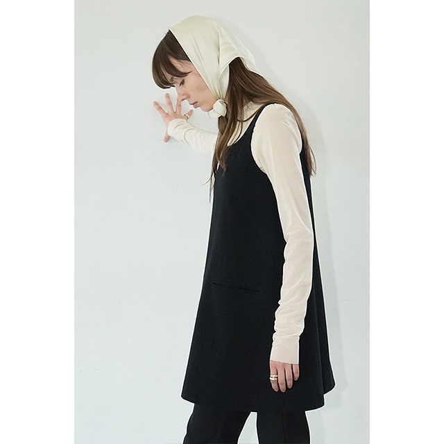 CLANE / ����� SHEER MESH CREW NECK TOPS