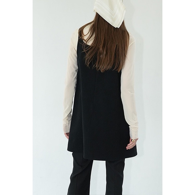 CLANE / ����� SHEER MESH CREW NECK TOPS