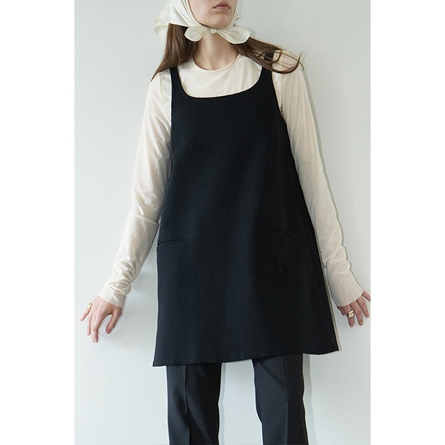 CLANE / ����� SHEER MESH CREW NECK TOPS