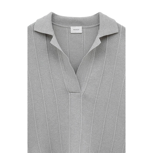 MANOF / �ޥΥ� KNIT POLO TOPS 