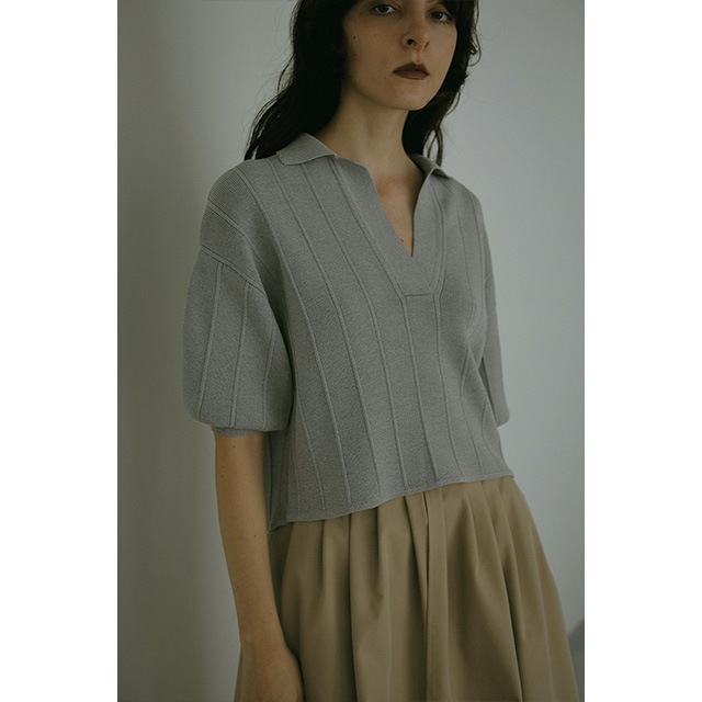 MANOF / �ޥΥ� KNIT POLO TOPS 