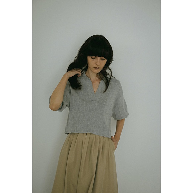 MANOF / �ޥΥ� KNIT POLO TOPS 