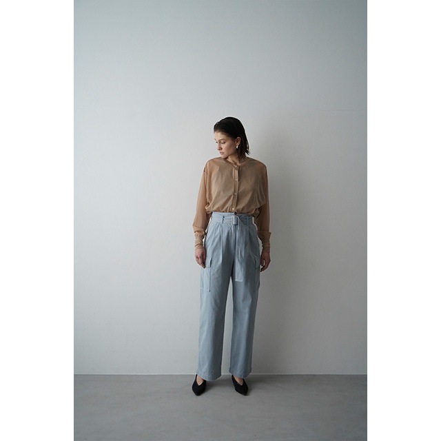 CLANE / ����� W FACE CENTER LINE SHEER CARDIGAN
