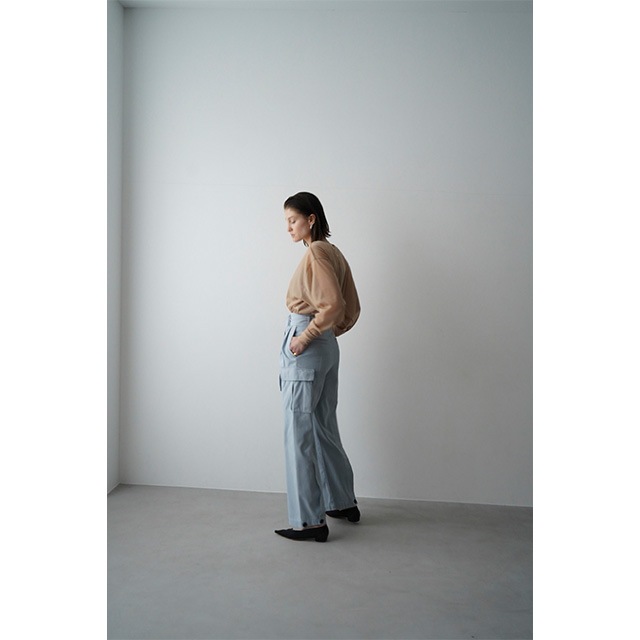 CLANE / ����� W FACE CENTER LINE SHEER CARDIGAN