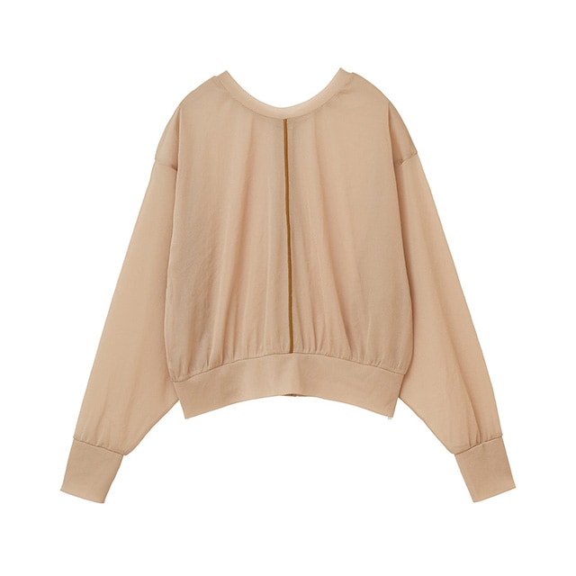 CLANE / ����� W FACE CENTER LINE SHEER CARDIGAN