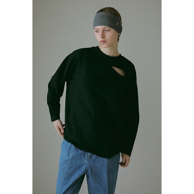 MANOF / �ޥΥ� SLIT LONG TEE