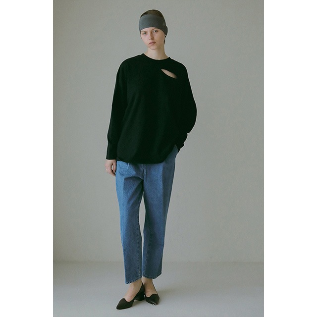 MANOF / �ޥΥ� SLIT LONG TEE