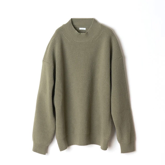 Name. / FRENCH WOOL MOCKNECK KNIT SWEATER