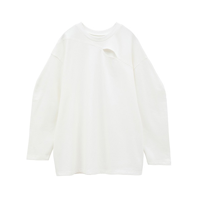 MANOF / �ޥΥ� SLIT LONG TEE