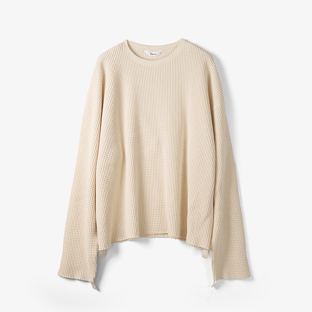 Name. / WAFFLE TAPED LOOSE SLEEVE TEE