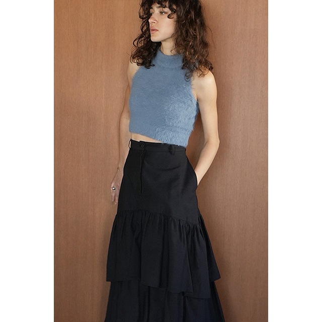CLANE / クラネ SHAGGY AMERICAN SLEEVE KNIT TOPS｜アーストライブ