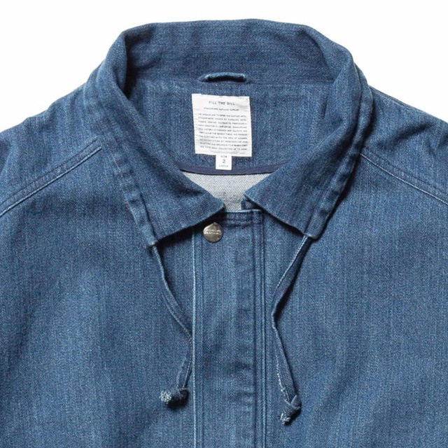 FILL THE BILL /  �ե��륶�ӥ�  OVERSIZED BROKEN DENIM JACKET