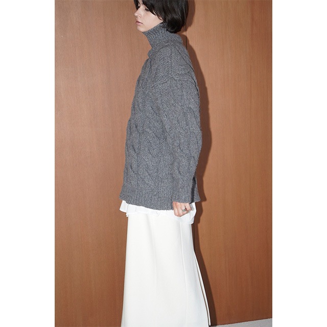 CLANE / BIG CABLE OVER KNIT TOPS