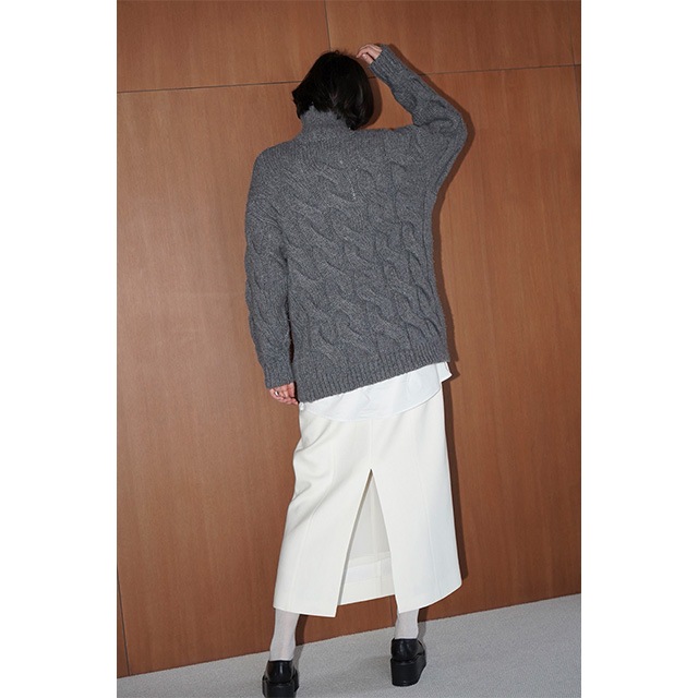 CLANE / BIG CABLE OVER KNIT TOPS