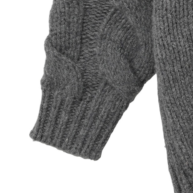 CLANE / BIG CABLE OVER KNIT TOPS
