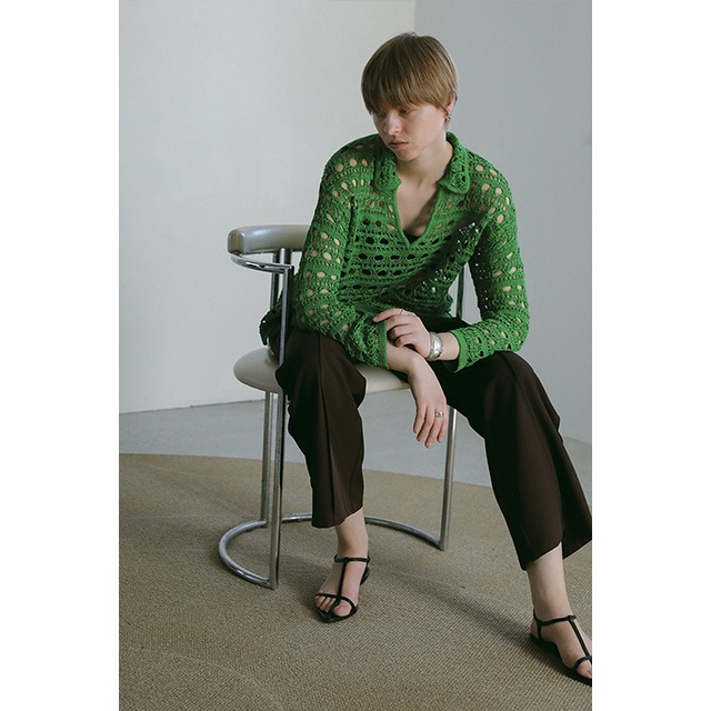 MANOF / ޥΥ CROCHET KNIT TOPS