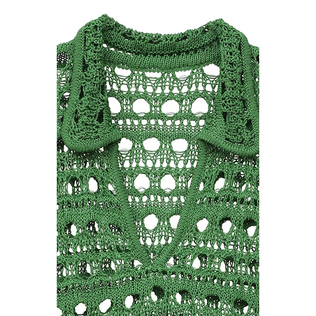 MANOF / ޥΥ CROCHET KNIT TOPS