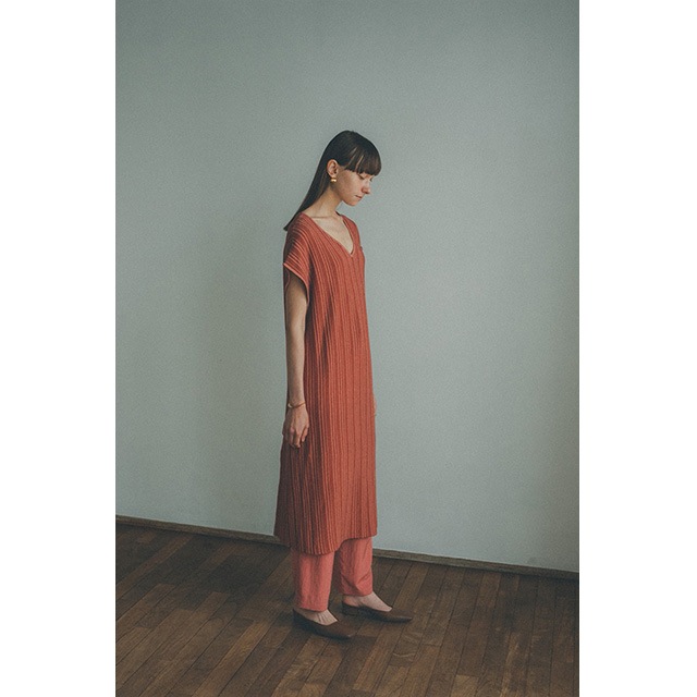 CLANE / ����� RANDOM STRIPE KNIT ONE PIECE