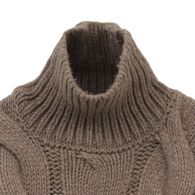 CLANE / BIG CABLE OVER KNIT TOPS