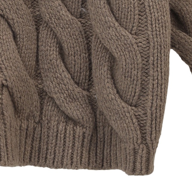 CLANE / BIG CABLE OVER KNIT TOPS