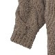 CLANE / BIG CABLE OVER KNIT TOPS