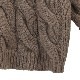 CLANE / BIG CABLE OVER KNIT TOPS
