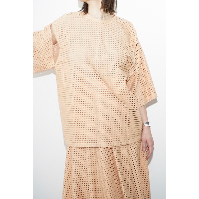 CLANE / ����� DOT MESH 2WAY TOPS