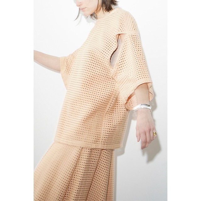 CLANE / ����� DOT MESH 2WAY TOPS