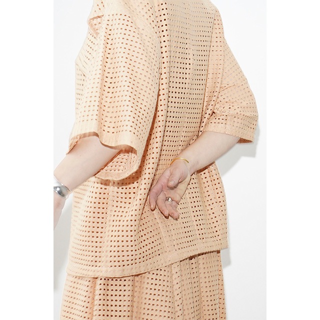 CLANE / ����� DOT MESH 2WAY TOPS