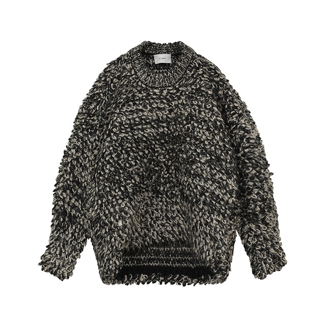 CLANE / MIX LOOP MOHAIR KNIT TOPS