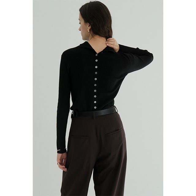 CLANE / クラネ W FACE BUTTON KNIT TOPS｜アーストライブ