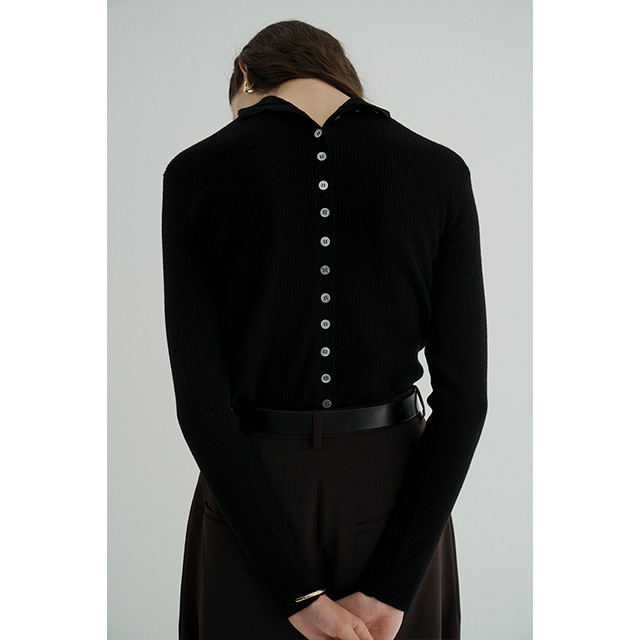 CLANE / クラネ W FACE BUTTON KNIT TOPS｜アーストライブ